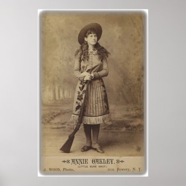 annie Oakley-liktsäker bild för bildskåp Poster (Framsidan)
