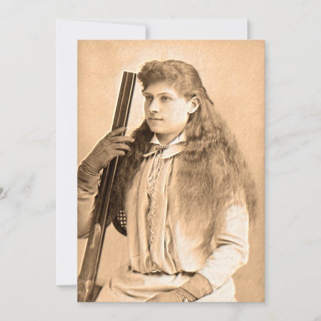 Annie Oakley Porträtt (Framsida)