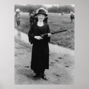 Annie Oakley Porträtt Poster