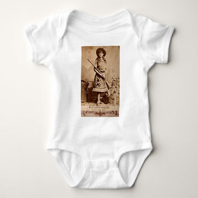 Annie Oakley Sepia Tee Shirt (Framsida)