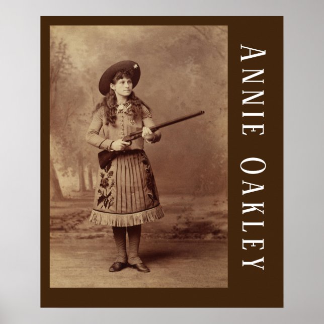Annie Oakley Sharpshooter Poster (Framsidan)