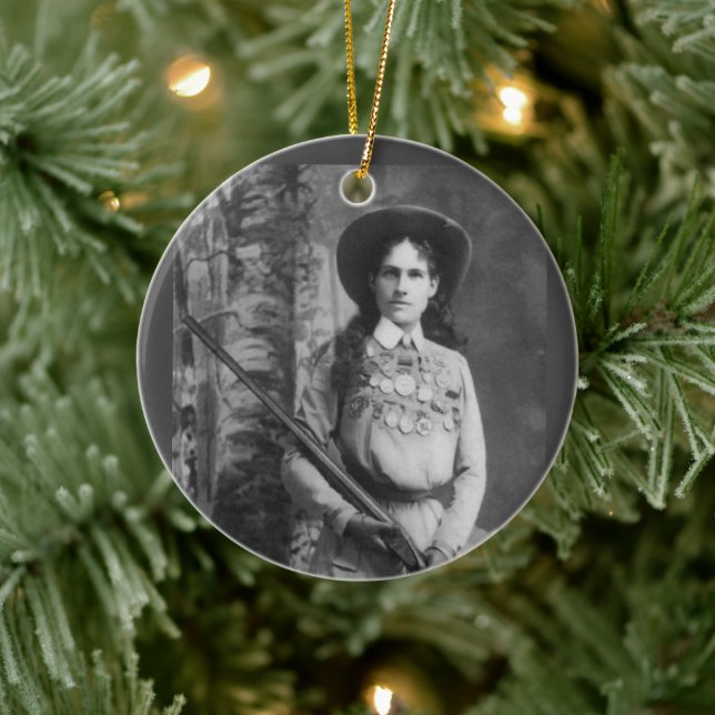 ANNIE OAKLEY VASS SHOOTER CHRISTMAS ORNAMENT (Träd)