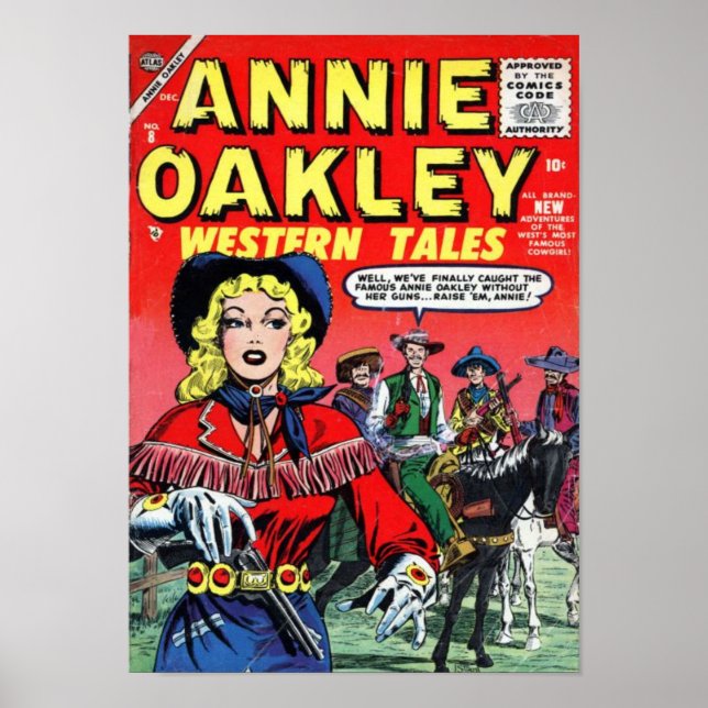 Annie Oakley Westerna Tales Poster (Framsidan)