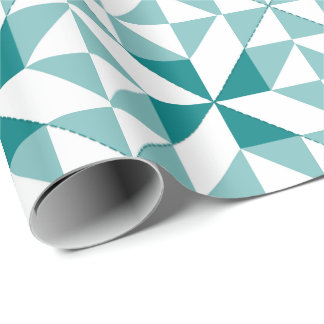 Annie's Choice Patchwork Design i Teal Presentpapper