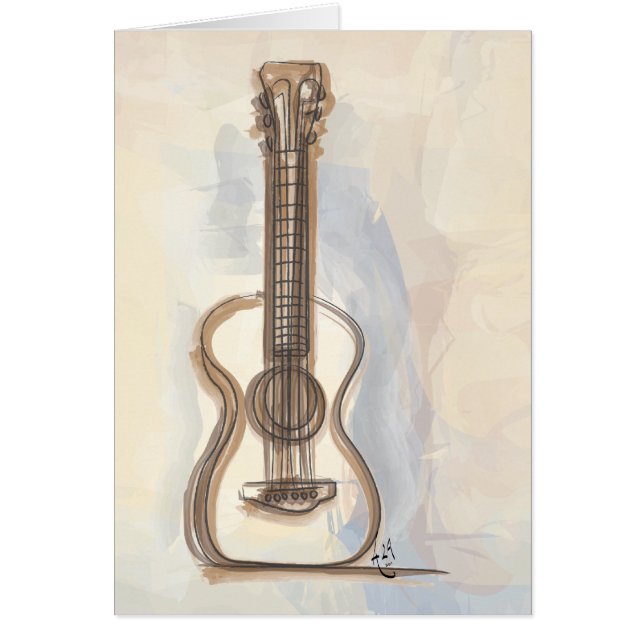 Annies gitarr OBS kort (Framsidan)