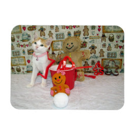 Annie's Sweet jul- Cat / Kitten Magnet