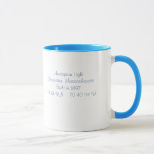 Annisquam ljusa Gloucester, Massachusetts mugg