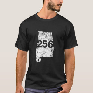 Anniston Florence Huntsville Area Code 256 Alabama T Shirt