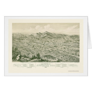 Anniston panorama- karta för AL - 1888 Hälsningskort
