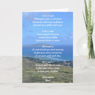 Anniversary Card for Husband Kort