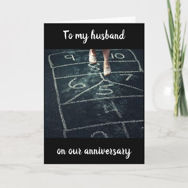 ANNIVERSARY, DU ÄR MIN FAV PLAYMATE TO WIFE KORT (Framsida)