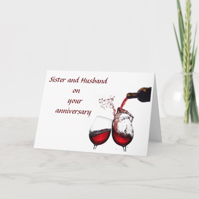 *ANNIVERSARY KÄRLEK* SISTER/HER MAKE KORT (Framsida)