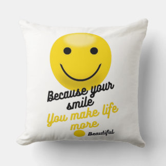 Anniversary & Valentine Couple Pillow | Cute Smile Kudde