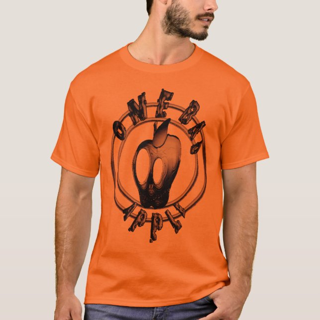 AnniverseryT-tröja för OBA 15th i orange T-shirt (Framsida)