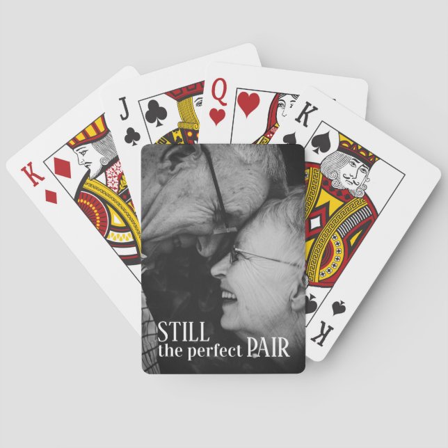 Annivesary/Life Firande-kort för bröllop Casinokort (Baksidan)