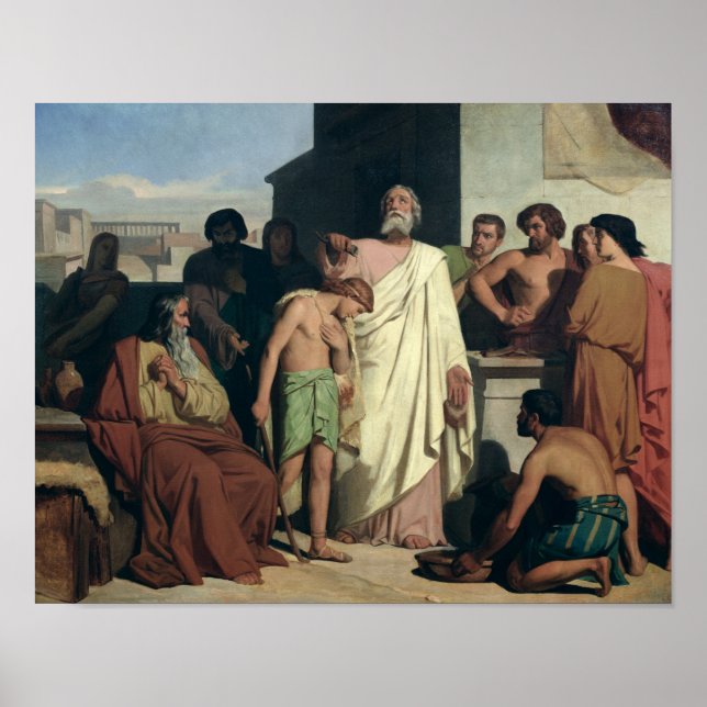 Annointing of David by Saul, 1842 Poster (Framsidan)