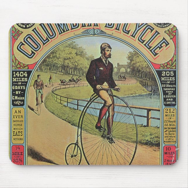 Annons för den Columbia cykeln Musmatta (Framsidan)