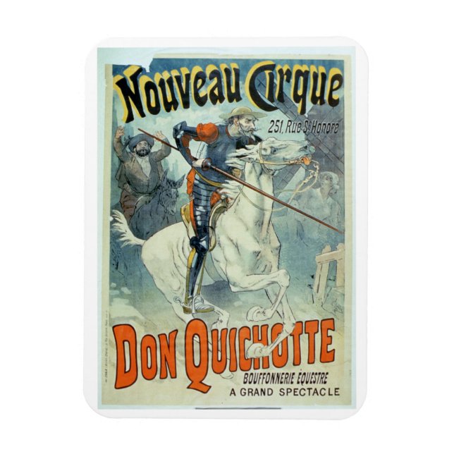 Annons för "Don Quijote, New Circus", Horse Magnet (Vertikal)