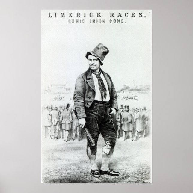Annons för "Limerick Tävling Poster (Framsidan)