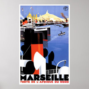 Annons för Marseille Porte De L' Afrique Poster