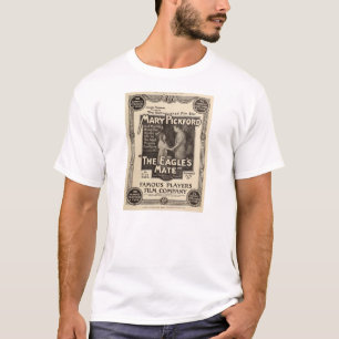 Annons för Mary Pickford 1914 tyst filmutställar T Shirt