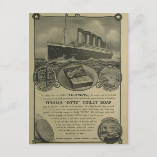 Annons för Vinolia Otto toaletttvål Vykort