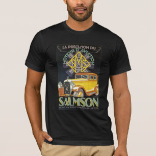 Annons för vintageSalmson bil Tee Shirt