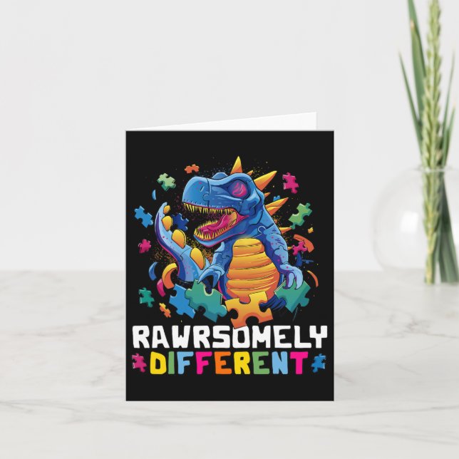 Annons från Autism Awareness Småbarn Embrace Diffe Kort (Framsida)