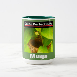 Annons Hummingbird Nest Två-Tonad Mugg