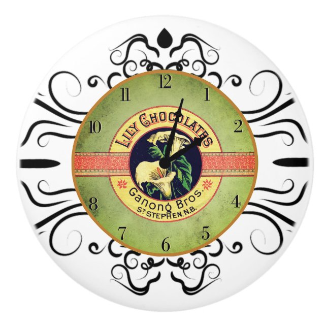 Annons om chokladklockan art nouveau knopp (Framsidan)