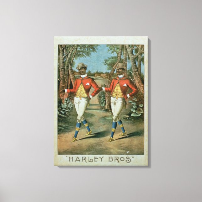 Annons till Harley Brothers (färg li) Canvastryck (Framsida)