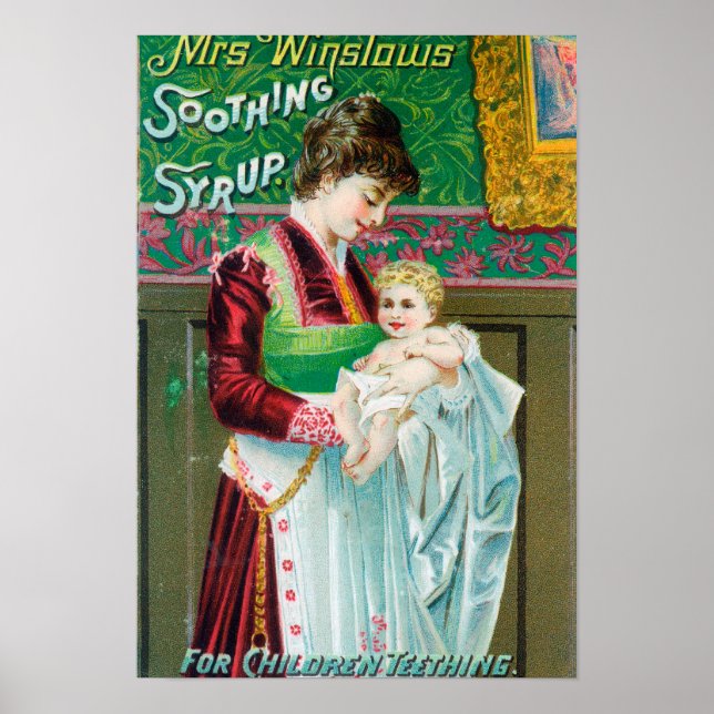 Annons till Winslows Soothing Syrup Poster (Framsidan)