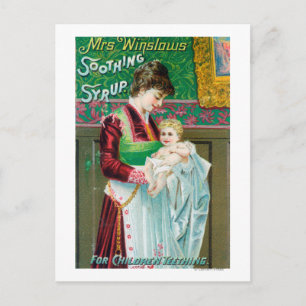 Annons till Winslows Soothing Syrup Vykort