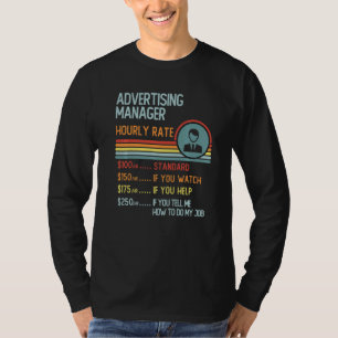 Annonser Manager Timlön T-Shirt Retro Jobb