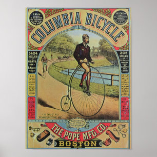 Annonsera för Columbia Bicycle Poster