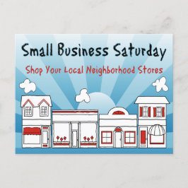 Annonsera försäljning! Small Business lördag Vykort