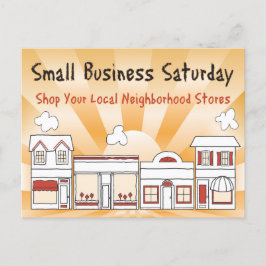 Annonsera försäljning! Small Business lördag Vykort