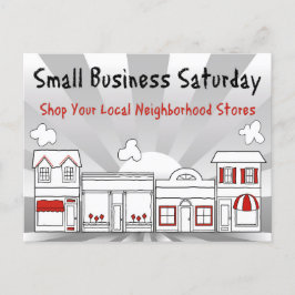 Annonsera försäljning! Small Business lördag Vykort