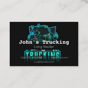 Annonsera Trucking Company Services Hauling Busine Visitkort
