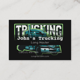 Annonsera Trucking Company Services Hauling Busine Visitkort