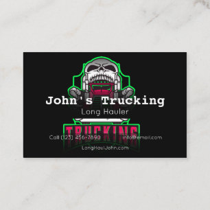 Annonsera Trucking Company Services Hauling Busine Visitkort