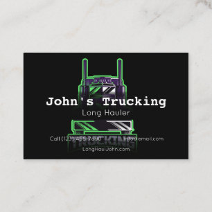 Annonsera Trucking Company Services Hauling Busine Visitkort