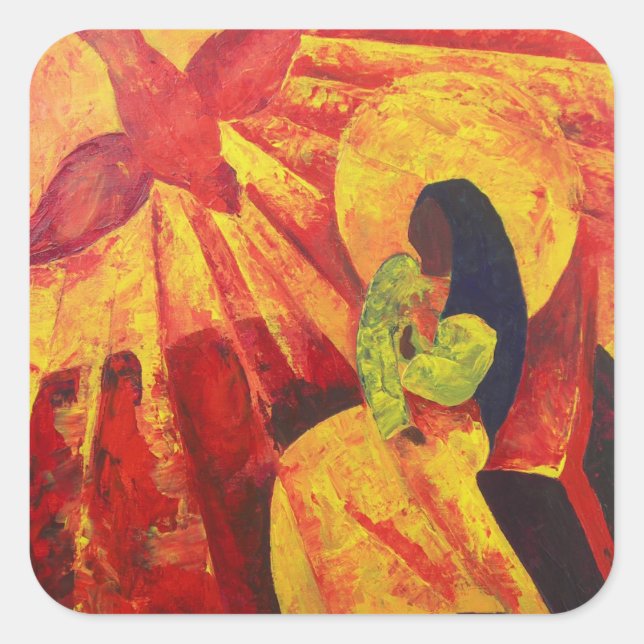 Annonsering 2011 fyrkantigt klistermärke (Framsida)