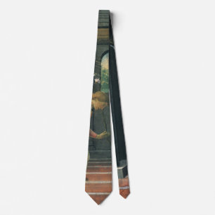 Annonsering (ängeldetalj) av Sandro Botticelli Slips