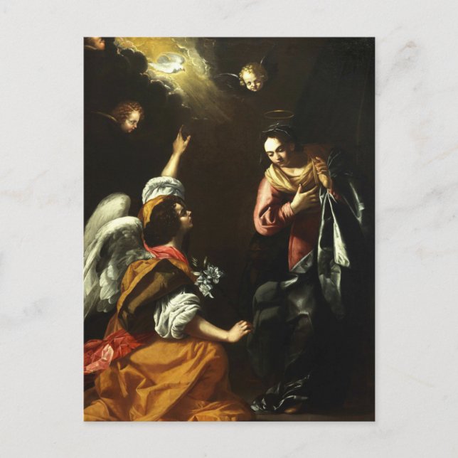 Annonsering av Artemisia Gentileschi Postcard Vykort (Framsida)