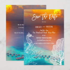 Annonsering av avvänjning på havets Jungfruöarna Kort