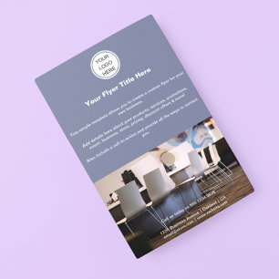 Annonsering av Beauty Salon Business Logotyp Markn Flygblad