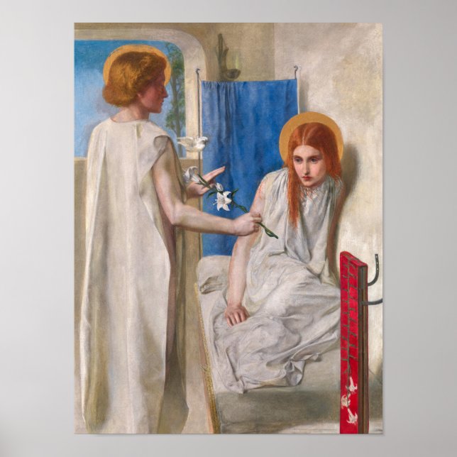 Annonsering av Dante Gabriel Rossetti Poster (Framsidan)