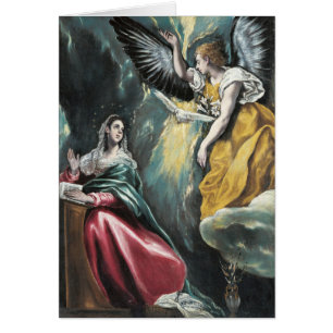 Annonsering av El Greco Hälsningskort
