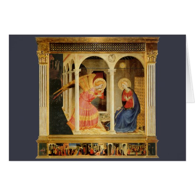 Annonsering av Fra Angelico, Renaissance Fine Art Hälsningskort (Framsidan Horizontal)
